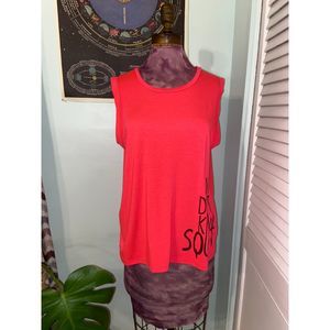Jessica Simpson Hot Pink "You Don't Know Squat" Tank Top - L